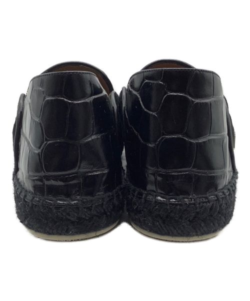 Christian Louboutin（クリスチャン・ルブタン）Christian Louboutin (クリスチャン・ルブタン) エスパドリーユ ブラック サイズ:25cm2525の古着・服飾アイテム