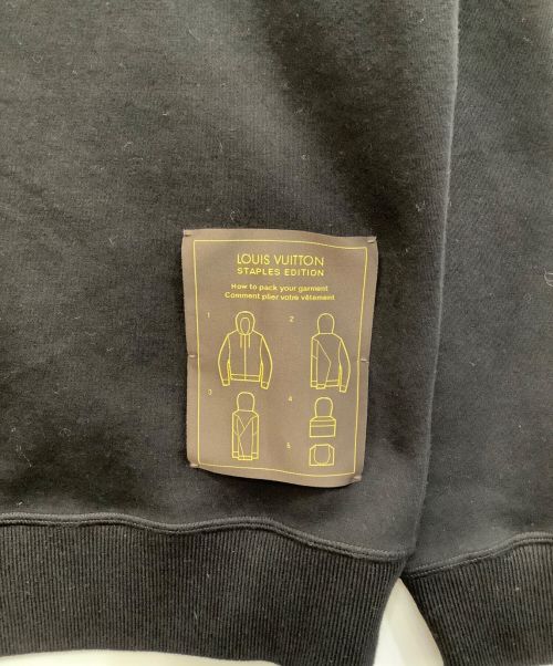 LOUIS VUITTON（ルイ ヴィトン）LOUIS VUITTON (ルイ ヴィトン) ダブルフェイストラベルフーディ ブラック サイズ:Sの古着・服飾アイテム