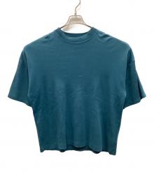 YOKE（ヨーク）の古着「ドロップショルダーハーフスリーブTシャツ」｜グリーン