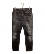 Saint Laurent Parisサンローランパリ）の古着「デニムパンツ」｜ブラック