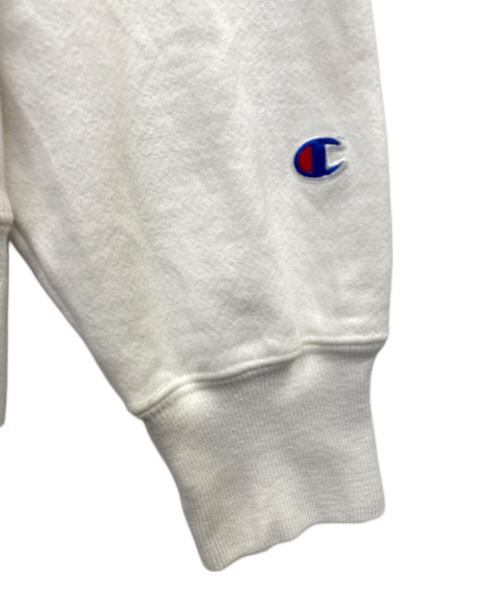 Champion REVERSE WEAVE（チャンピオン リバース ウィーブ）Champion REVERSE WEAVE (チャンピオン リバース ウィーブ) プルオーバーパーカー ホワイト サイズ:XLの古着・服飾アイテム