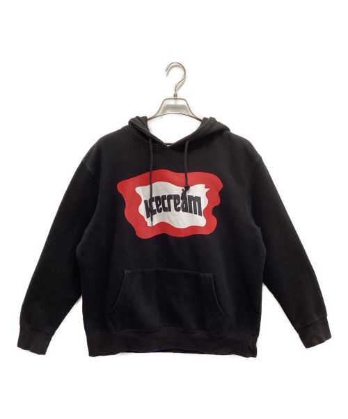 ICE CREAM（アイスクリーム）ICE CREAM (アイスクリーム) プルオーバーパーカー ブラック サイズ:Ｌの古着・服飾アイテム