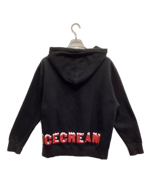 ICE CREAM（アイスクリーム）ICE CREAM (アイスクリーム) プルオーバーパーカー ブラック サイズ:Ｌの古着・服飾アイテム