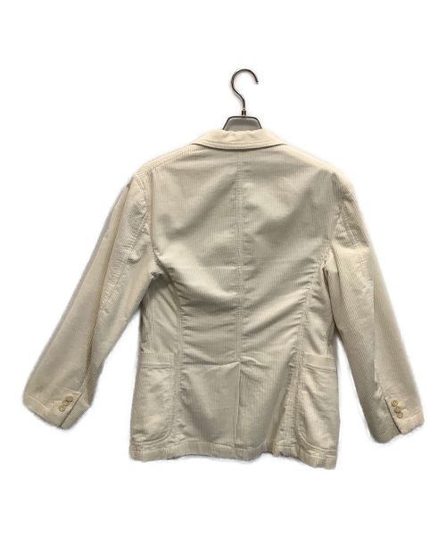 POLO RALPH LAUREN（ポロ・ラルフローレン）POLO RALPH LAUREN (ポロ・ラルフローレン) 2Bコーデュロイジャケット ホワイト サイズ:XSの古着・服飾アイテム