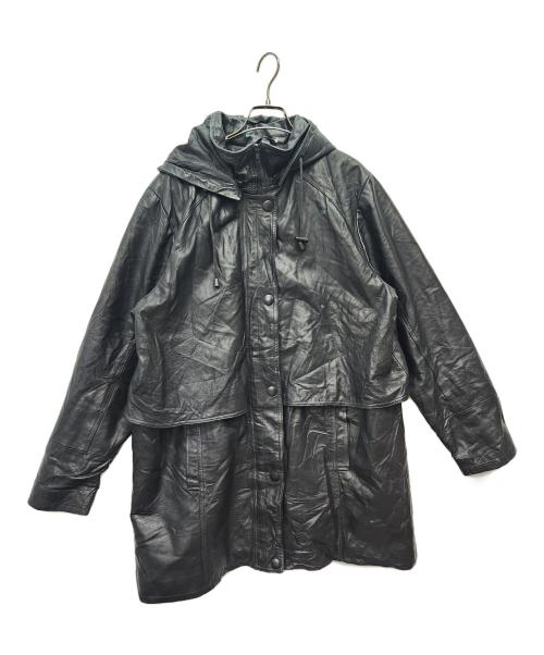 SEQUENCE（シーケンス）SEQUENCE (シーケンス) レザーコート ブラック サイズ:不明の古着・服飾アイテム
