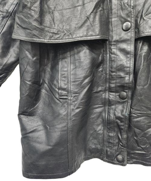 SEQUENCE（シーケンス）SEQUENCE (シーケンス) レザーコート ブラック サイズ:不明の古着・服飾アイテム