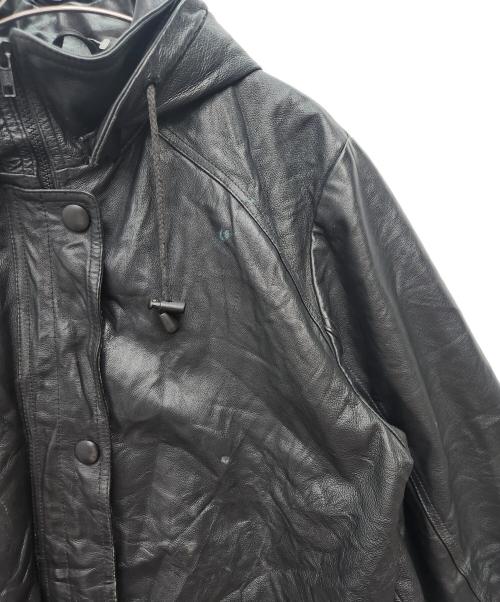SEQUENCE（シーケンス）SEQUENCE (シーケンス) レザーコート ブラック サイズ:不明の古着・服飾アイテム