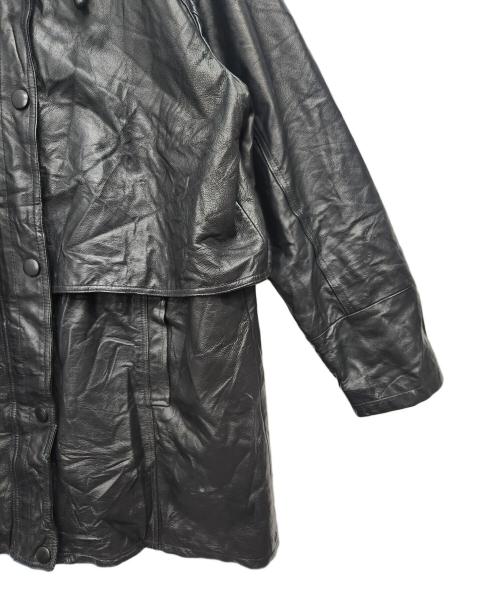 SEQUENCE（シーケンス）SEQUENCE (シーケンス) レザーコート ブラック サイズ:不明の古着・服飾アイテム