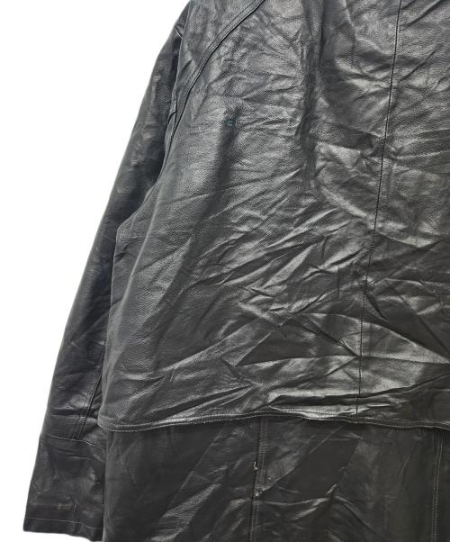 SEQUENCE（シーケンス）SEQUENCE (シーケンス) レザーコート ブラック サイズ:不明の古着・服飾アイテム