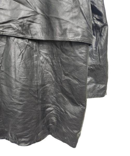 SEQUENCE（シーケンス）SEQUENCE (シーケンス) レザーコート ブラック サイズ:不明の古着・服飾アイテム
