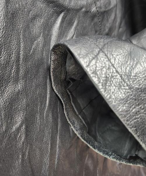 SEQUENCE（シーケンス）SEQUENCE (シーケンス) レザーコート ブラック サイズ:不明の古着・服飾アイテム