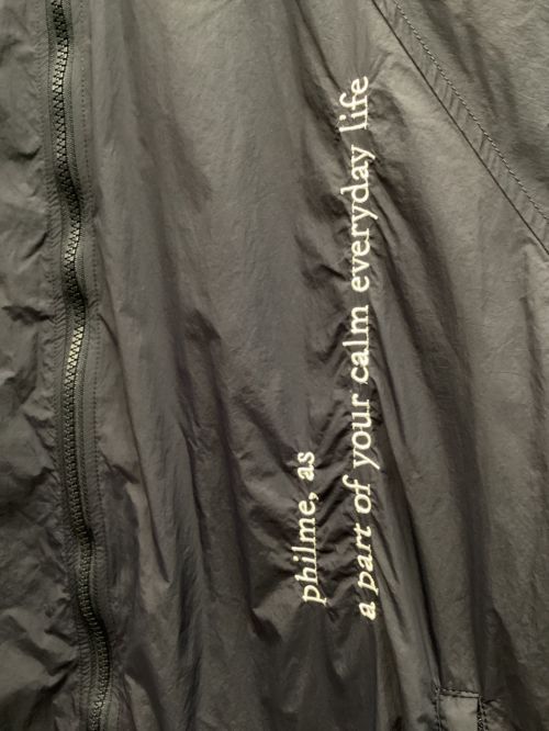 philme（フィルム）philme (フィルム) ナイロンジャケット ネイビー サイズ:2の古着・服飾アイテム