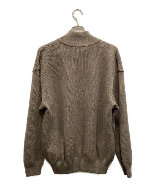 crepuscule（クレプスキュール）crepuscule (クレプスキュール) ニットジャケット ブラウン サイズ:S 未使用品の古着・服飾アイテム