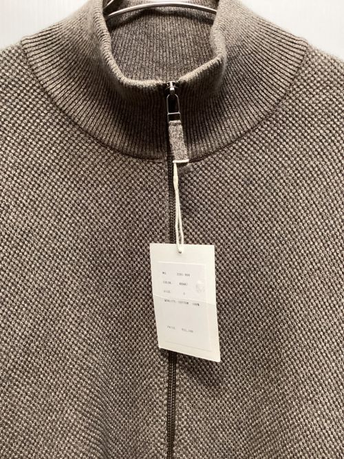 crepuscule（クレプスキュール）crepuscule (クレプスキュール) ニットジャケット ブラウン サイズ:S 未使用品の古着・服飾アイテム