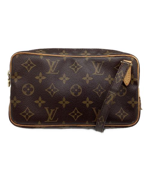 LOUIS VUITTON（ルイ ヴィトン）LOUIS VUITTON (ルイ ヴィトン) ポシェット・マルリーバンドリエール ブラウンの古着・服飾アイテム