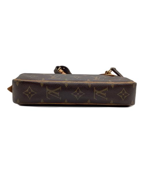 LOUIS VUITTON（ルイ ヴィトン）LOUIS VUITTON (ルイ ヴィトン) ポシェット・マルリーバンドリエール ブラウンの古着・服飾アイテム
