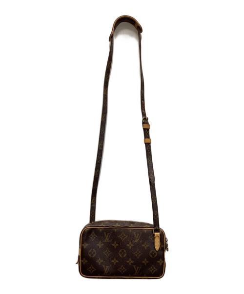 LOUIS VUITTON（ルイ ヴィトン）LOUIS VUITTON (ルイ ヴィトン) ポシェット・マルリーバンドリエール ブラウンの古着・服飾アイテム