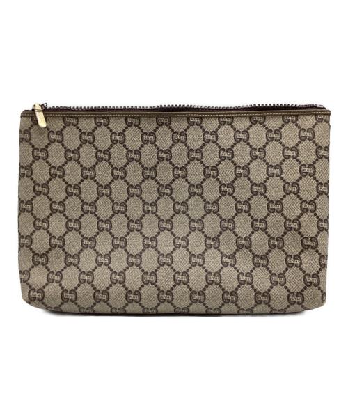 GUCCI PLUS（グッチ プラス）GUCCI PLUS (グッチ プラス) セカンドバッグ ベージュ×ブラックの古着・服飾アイテム