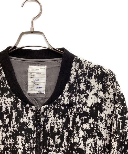 SHAREEF（シャリーフ）SHAREEF (シャリーフ) ブルゾン ホワイト×ブラック サイズ:2の古着・服飾アイテム