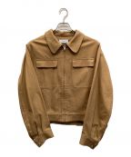 KIJIキジ）の古着「ジップジャケット」｜ベージュ