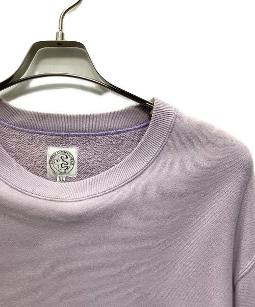SIMPLY COMPLICATED（シンプリーコンプリケイティド）SIMPLY COMPLICATED (シンプリーコンプリケイティド) スウェット パープル サイズ:XLの古着・服飾アイテム