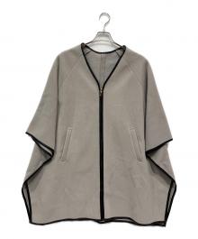 PASSIONE（パシオーネ）の古着「ノーカラーコート」｜ブラウン