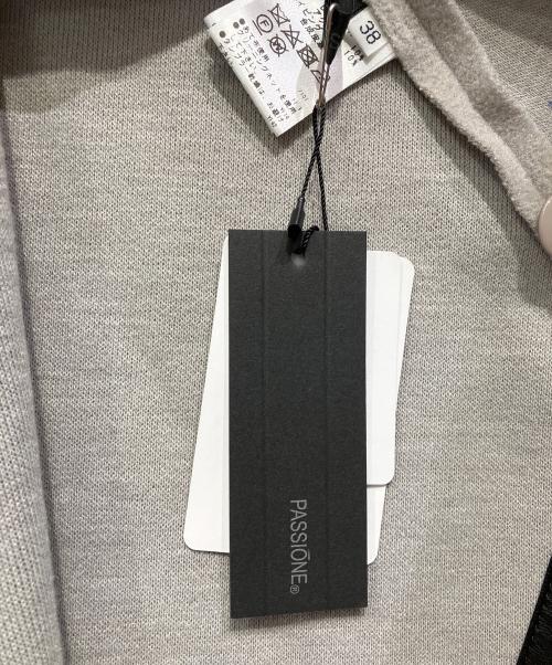 PASSIONE（パシオーネ）PASSIONE (パシオーネ) ノーカラーコート ブラウン サイズ:38の古着・服飾アイテム