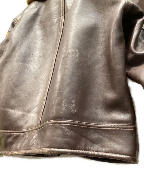 BUZZ RICKSON'S（バズリクソンズ）BUZZ RICKSON'S (バズリクソンズ) B-2レザーフライトジャケット ブラウン サイズ:40の古着・服飾アイテム