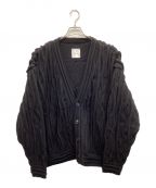 kota gushikenコウタグシケン）の古着「ニットカーディガン」｜ブラック