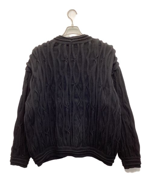 kota gushiken（コウタグシケン）kota gushiken (コウタグシケン) ニットカーディガン ブラック サイズ:1.2.Fの古着・服飾アイテム