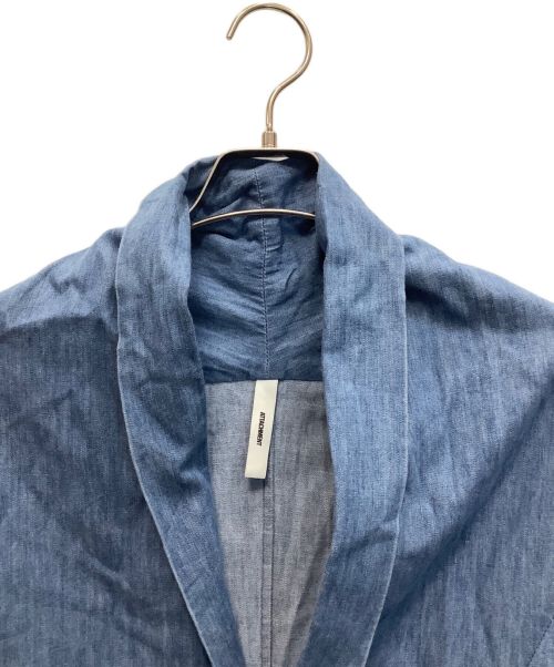 ATTACHMENT（アタッチメント）ATTACHMENT (アタッチメント) デニムガウンカーディガン インディゴ サイズ:1の古着・服飾アイテム