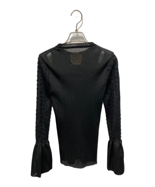UNITED TOKYO（ユナイテッドトーキョー）UNITED TOKYO (ユナイテッドトーキョー) リロードダイヤシースルーニット ブラック サイズ:Freeの古着・服飾アイテム