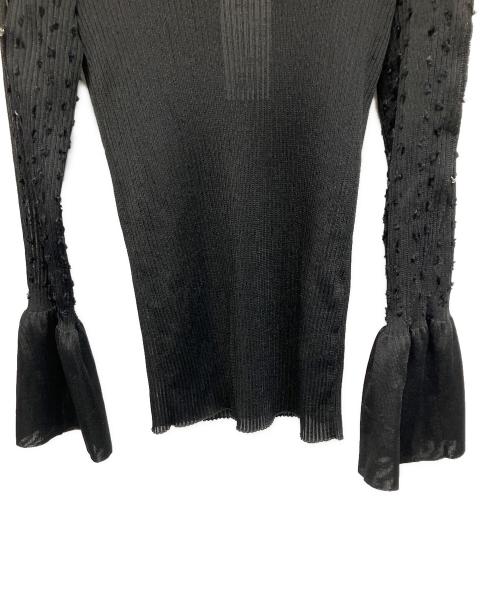 UNITED TOKYO（ユナイテッドトーキョー）UNITED TOKYO (ユナイテッドトーキョー) リロードダイヤシースルーニット ブラック サイズ:Freeの古着・服飾アイテム