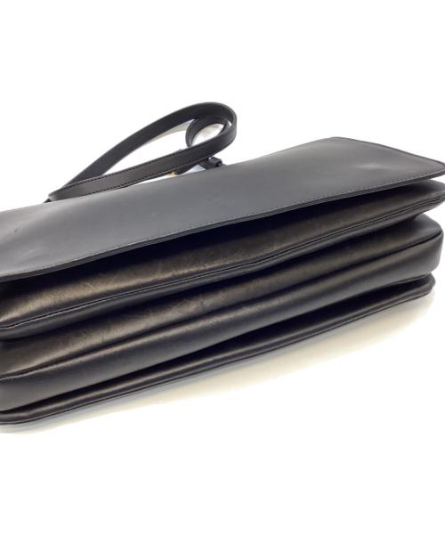 MARNI（マルニ）MARNI (マルニ) レザーショルダーバッグ ブラックの古着・服飾アイテム