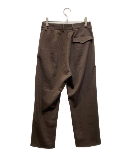 Maison Margiela（メゾンマルジェラ）Maison Margiela (メゾンマルジェラ) タックパンツ ブラウン サイズ:Lの古着・服飾アイテム