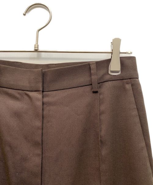 Maison Margiela（メゾンマルジェラ）Maison Margiela (メゾンマルジェラ) タックパンツ ブラウン サイズ:Lの古着・服飾アイテム