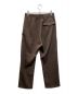 Maison Margiela (メゾンマルジェラ) タックパンツ ブラウン サイズ:L：5000円