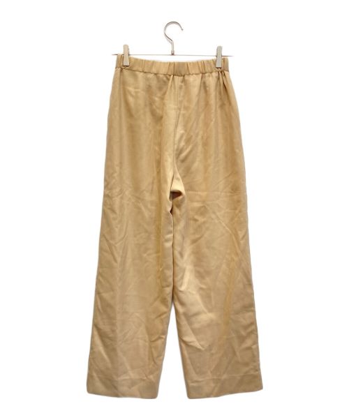 BALLSEY（ボールジィ）BALLSEY (ボールジィ) ライトカルゼ ストレートパンツ ベージュ サイズ:36の古着・服飾アイテム