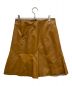 BURBERRY BLUE LABEL (バーバリーブルーレーベル) ラムレザースカート ブラウン サイズ:38：4000円