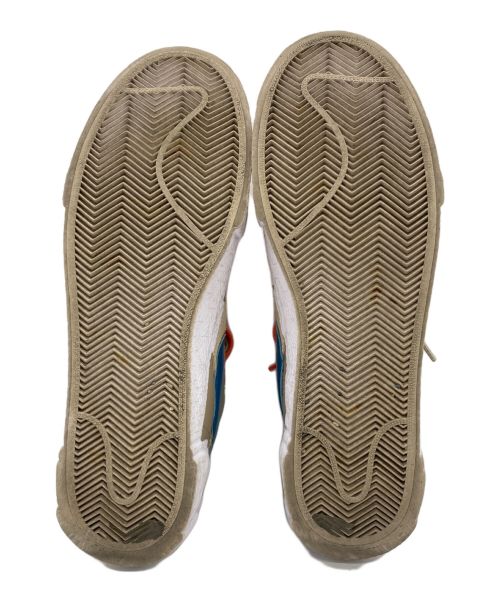 NIKE（ナイキ）NIKE (ナイキ) sacai (サカイ) スニーカー ベージュ×オレンジ サイズ:27.5cmの古着・服飾アイテム