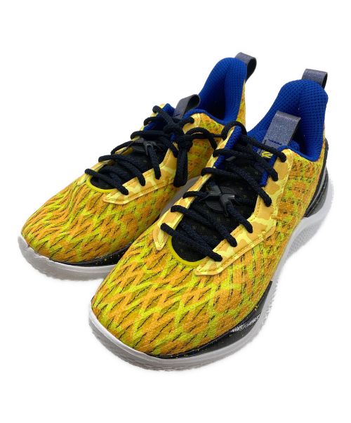 UNDER ARMOUR（アンダーアーマー）UNDER ARMOUR (アンダー アーマー) ローカットスニーカー イエロー×ブルー サイズ:27㎝の古着・服飾アイテム