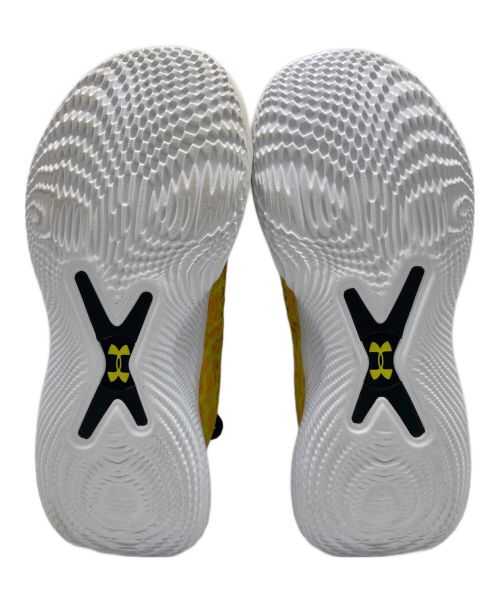 UNDER ARMOUR（アンダーアーマー）UNDER ARMOUR (アンダー アーマー) ローカットスニーカー イエロー×ブルー サイズ:27㎝の古着・服飾アイテム