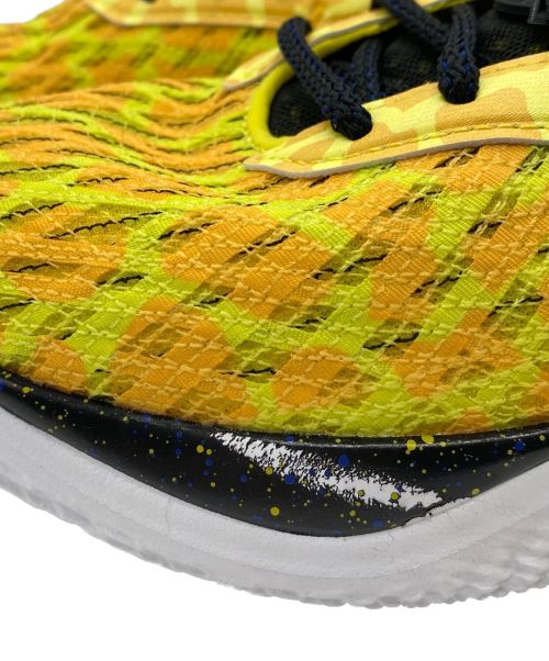 UNDER ARMOUR（アンダーアーマー）UNDER ARMOUR (アンダー アーマー) ローカットスニーカー イエロー×ブルー サイズ:27㎝の古着・服飾アイテム