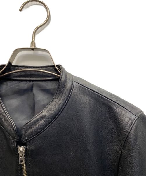 LIDnM（リドム）LIDnM (リドム) ラムレザージャケット ブラック サイズ:Ｓの古着・服飾アイテム