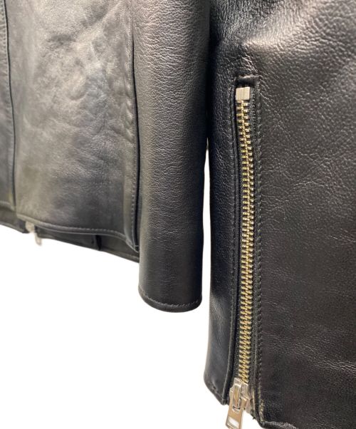 LIDnM（リドム）LIDnM (リドム) ラムレザージャケット ブラック サイズ:Ｓの古着・服飾アイテム