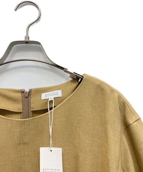 MACKINTOSH PHILOSOPHY（マッキントッシュ フィロソフィー）MACKINTOSH PHILOSOPHY (マッキントッシュフィロソフィー) ワンピース ベージュ サイズ:L 未使用品の古着・服飾アイテム