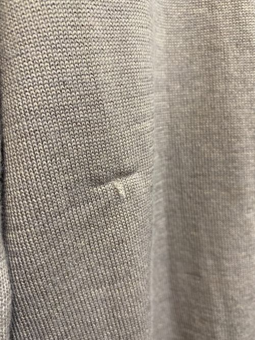 BluBre（ブルブレ）BluBre (ブルブレ) ハーフジップニット ライトグレー サイズ:Lの古着・服飾アイテム