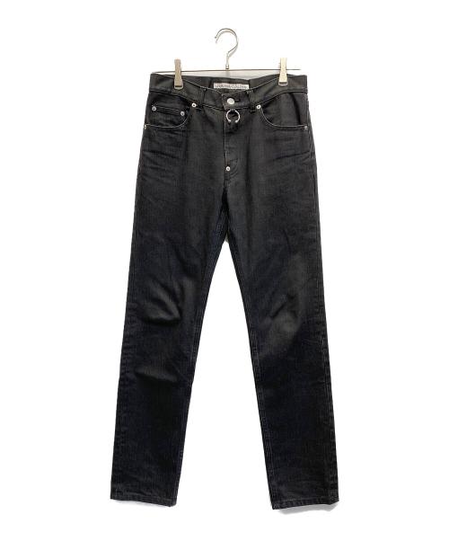 JOHN LAWRENCE SULLIVAN（ジョン ローレンス サリバン）JOHN LAWRENCE SULLIVAN (ジョン ローレンス サリバン) 5POCKET JEANS WITH BODY PIERCING ブラック サイズ:44の古着・服飾アイテム