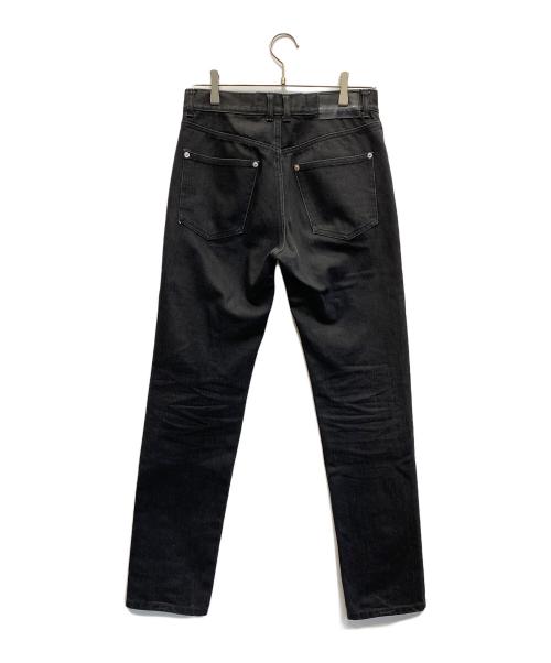JOHN LAWRENCE SULLIVAN（ジョン ローレンス サリバン）JOHN LAWRENCE SULLIVAN (ジョン ローレンス サリバン) 5POCKET JEANS WITH BODY PIERCING ブラック サイズ:44の古着・服飾アイテム