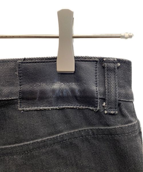 JOHN LAWRENCE SULLIVAN（ジョン ローレンス サリバン）JOHN LAWRENCE SULLIVAN (ジョンローレンスサリバン) 5POCKET JEANS WITH BODY PIERCING ブラック サイズ:W44の古着・服飾アイテム